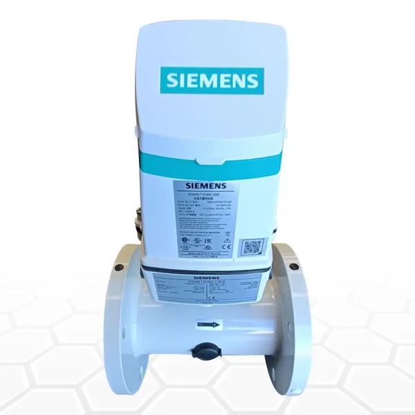 Electromagnetic flow meter with MAG 6000 for water, wastewater, and chemical use
