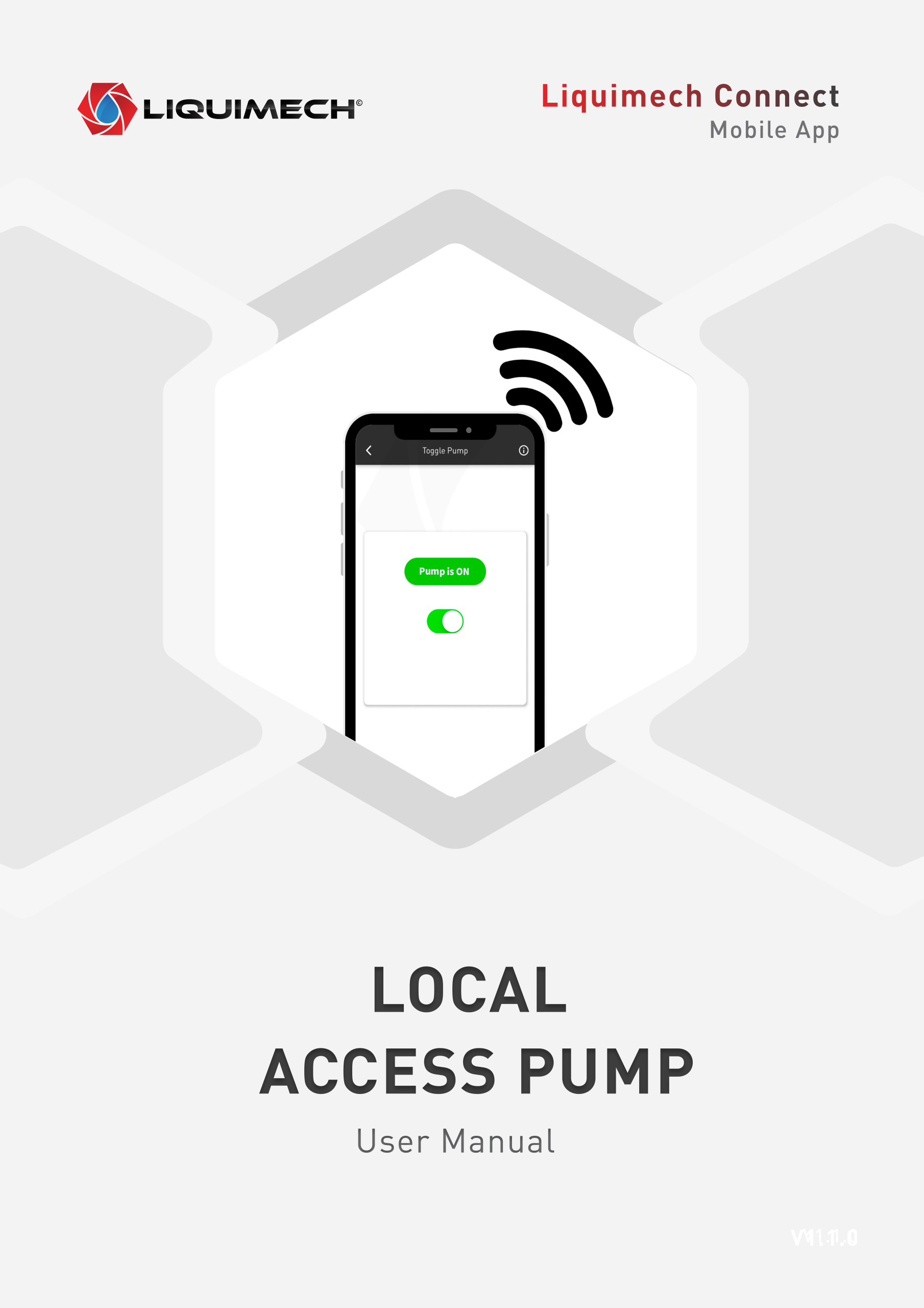 Liquimech Local Access Pump Mobile_App User Manual