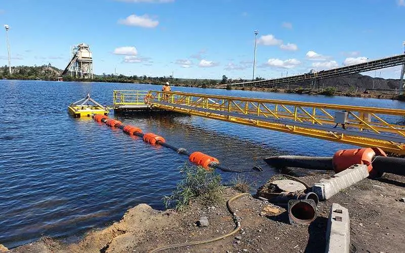 Easy-to-install pipe, cable & hose floats designed for submersible pump and pontoon